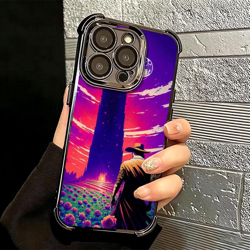 Stephen King The Dark Tower Soft Phone Case For iPhone 15 16 17 Air 14 Pro Max 16E Plus 13 12 Mini Plating Anti-Fall Fundas