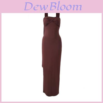 Summer Wrap Dress With Milk Silk Fabric For Casual And Party Wear