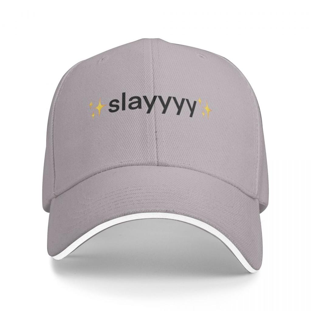 Slayyyy Baseball Cap Hat Man For The Sun Designer  Designer Cap Hard Hat Mens Womens