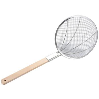 Stainless Steel Skimmer with Wooden Handle