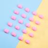 20Pcs Mini Pink Butt Squeeze Toy Stress Relief Soft Stretchy Small Ass Sensory Toy Anti-collision Pad DIY Decorative Relaxation Fidget Toy