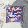 Uma Musume anime kreskówka Nadrukowana poszewka na poduszkę Pokrowiec na poduszkę Poszewki na poduszki Miękkie i słodkie dekoracje domu Kwadratowe Wielorozmiarowe