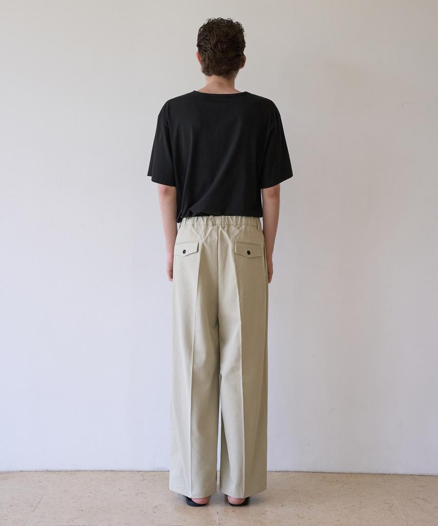 TRIP LE SENS Pocket Double Pleated Slacks_Beige