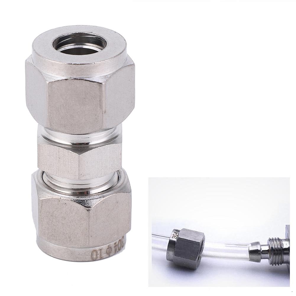 Air Hose Connector Straight Type 304 Stainless Steel Pneumatic Fitting 4mm6mm8mm10mm12mm10mm