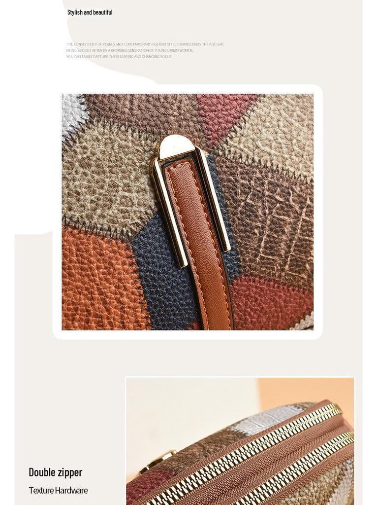 2024 Spring Women's Embroidered Small Crossbody Phone Bag
