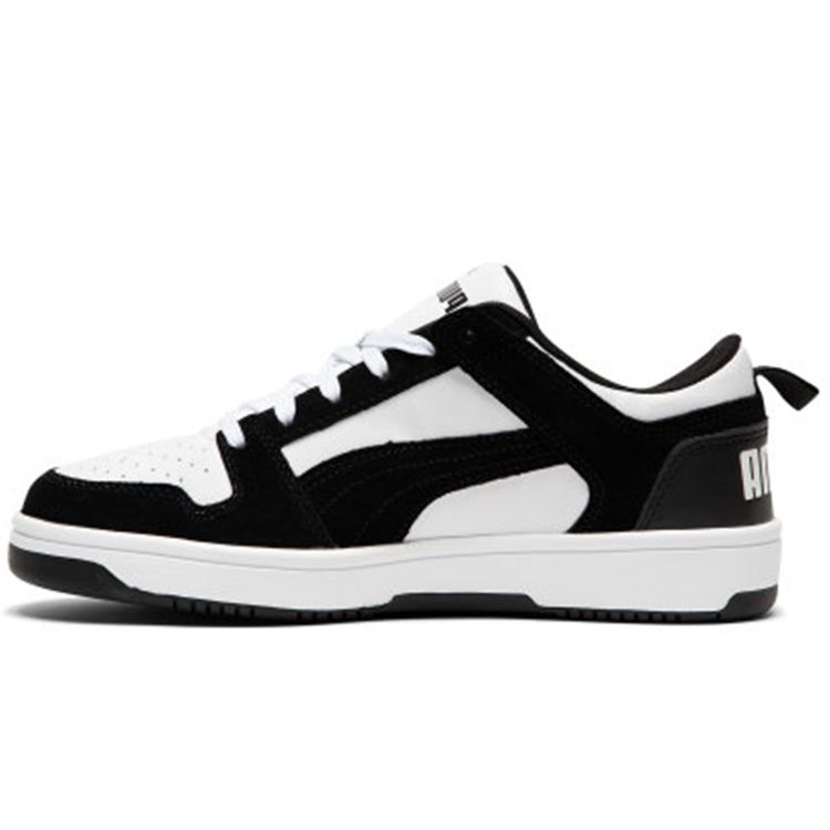 

Puma Rebound Layup Lo Sd Leather Comfortable Low Top Sneakers Unisex sneakers Black White 370539-01 40