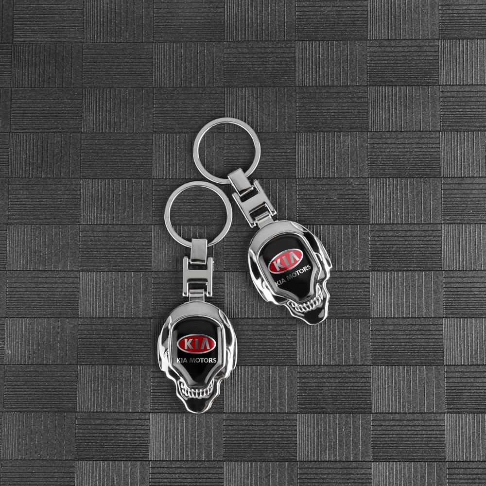 2026 Het Bilklistermärke 3D Mode Bilstyling Metalllegering Nyckelring Nyckelring Nyckelhållare Tillbehör För KIA Rio Sportage Cerato Sou