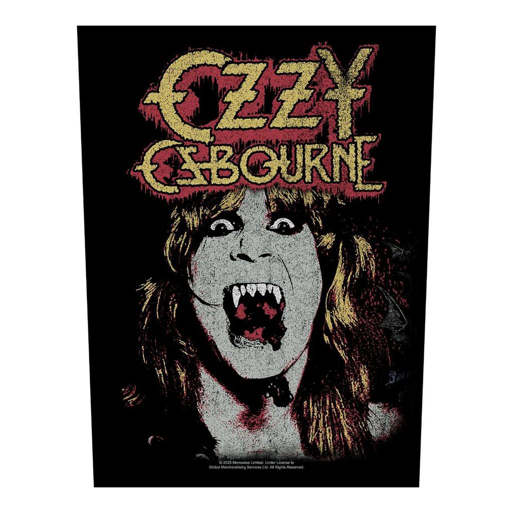 Ozzy Osbourne Fangs Tapered Patch