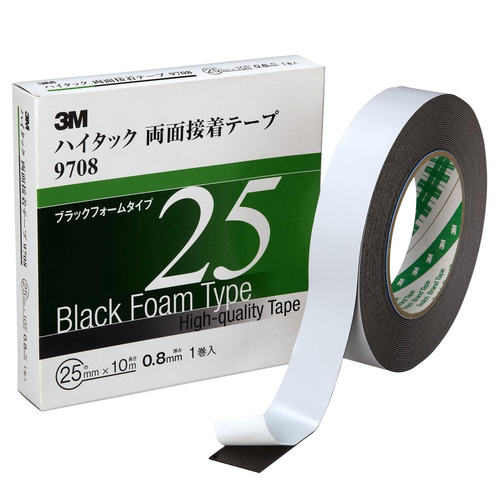 3M Klebeband 25 mm breit x 9708 25 AAD High-Tack beidseitig 9708, 10 m,