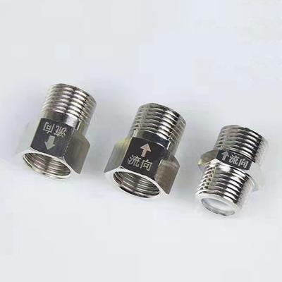 Durable Male Female Thread One-way Valve Brass Nickel Plated Check Valve 1/2" G1/2 20mm Backwater Backflow Valve Toilet