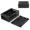 Protective Case for Raspberry Pi 4B ABS Shell Reserved All Port for HDMI USB A VBlack