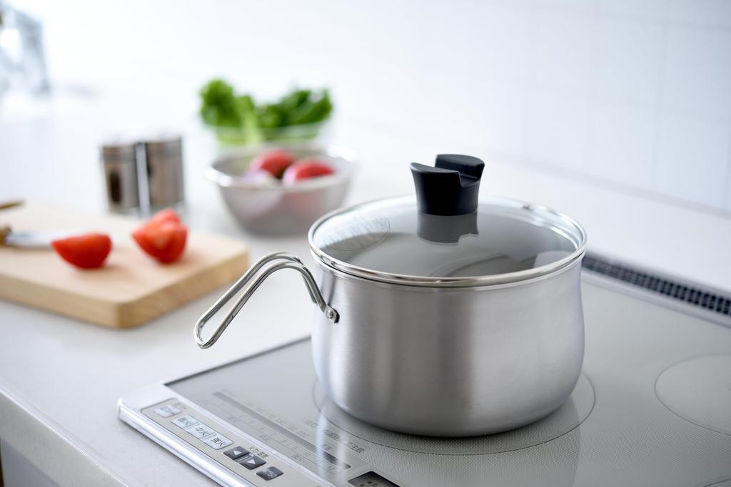 Ernest Induction Cooking and with Milk and Rice Cooker Stainless Steel a favorite brand of major restaurants Multi-Pot, Compatible, 18cm, 2.9L, 8-Way