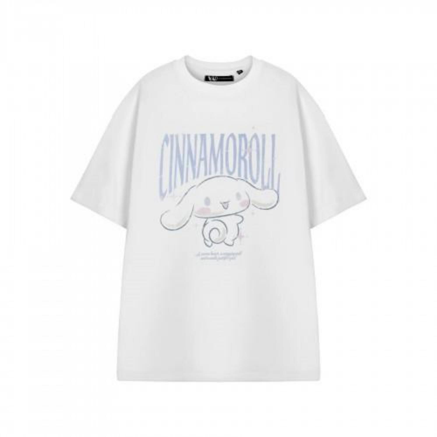 

Hello Kitty Womens_Ladies Cinnamoroll Short-Sleeved T-Shirt S чёрный