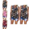 Stylish Women's Ladies Sleeveless Camo Vest Tops With Breathable Fabric For Summer