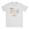 Streetwear TShirt Summer Vintage 1986 40th Birthday Aged Perfectly Gift Novelty T Shirts Cotton Tee Shirt for Couple Top Tees