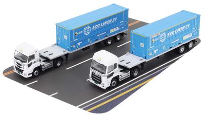 TOMYTEC The Trailer Collection NX Nippon Express 31ft Container Trailer Set of 2 A Diorama Supplies 331230