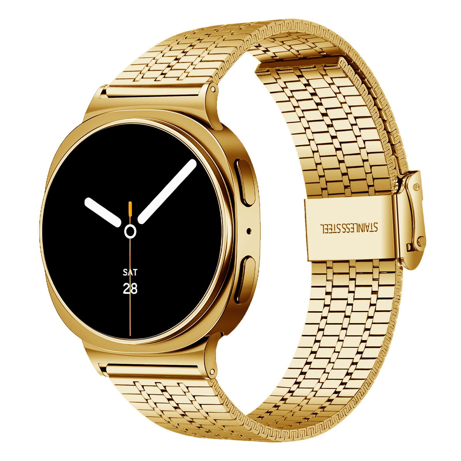 

Металевий ремінець для Samsung Galaxy Watch 8 40мм 44мм 8Classic 46мм Ultra (2025) Браслет з нержавіючої сталі 47 мм для ремінця Galaxy Watch Galaxy Watch 8 40mm золотий