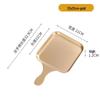 Wutuo Golden Square Plate with Handle