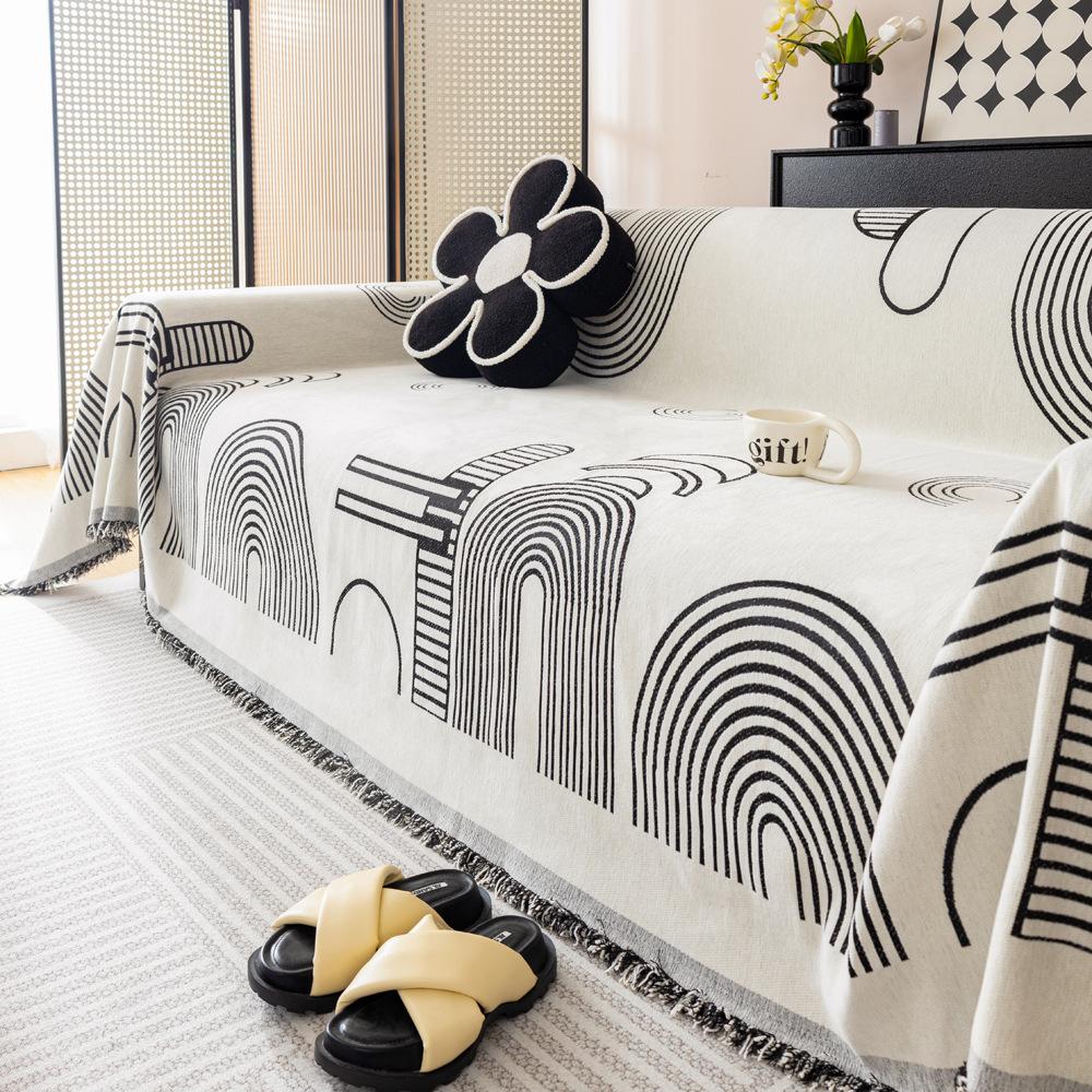 Sofa Cover Cloth Universal Sofa Slipcover Sofa Towel Anti-Scratching Cover Blanket Sofa Cover Sofa Cushion Non-Slip Sofa Cover Towel