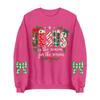 Women's Casual Fashion Christmas Print Neck Top, Holiday Shirt