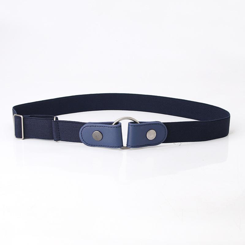 Women's Lazy Belt Elastic Waist Tight Invisible Belt Jeans Women's Ins Wind Belt Without Punching Belt