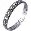 Armbånd for Mantra Hjerte Pixiu Kobber Beskyttelse fra God Guddommelig Mote Gave Kvinner, Sølv, Armbånd, Sutra, Amulett, Buddhisme, Gravert, Armbånd,