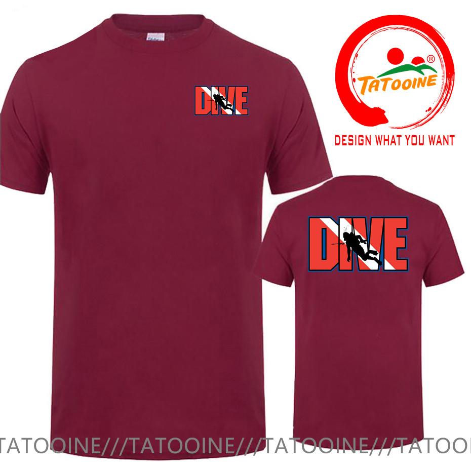 Awesome Scuba Drive Tshirts Unisex Streetwear T Shirt Scuba Diver Ocean Diving Tshirt Diver Gift Tshirt Cotton Tee Top Clothing