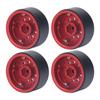 4PCS RC Beadlock Wheel Rim Set 1.9 Inch Aluminum Alloy 1 10 RC Car Wheel Hub for Axial SCX10 I II III