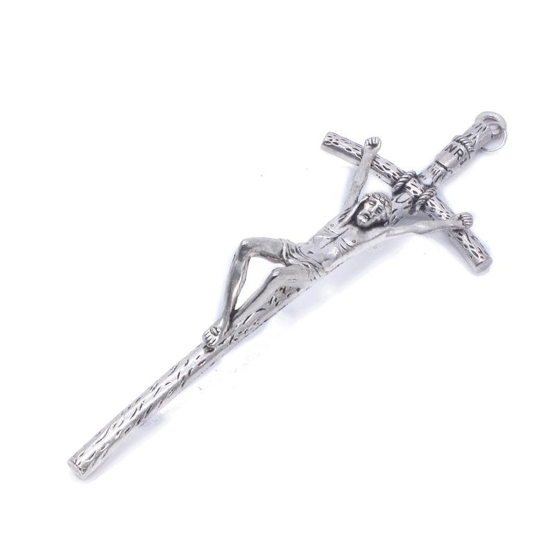 Jesus Christ Crucifix for Cross Religious Pendant Necklace Unisex Zinc Alloy Pendant Retro Vintage Pendant for Women Men