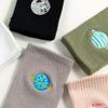Planet Socks Couple Personality Mid-Leg Socks Trend Embroidered Moon Sports Skateboard Socks Cotton Socks