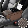 Boîte d'accoudoir de voiture Épaissir Coussin de hauteur Repose-bras Coussin avec poche Porte-gobelet pour mouchoirs Coton à mémoire de forme Support de coude Coussin de hauteur