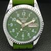 REFURBISHED SEIKO 5 AUTOMATIC 6309A JAPAN MENS VINTAGE GREEN WATCH a441627-1 Sk-a441627