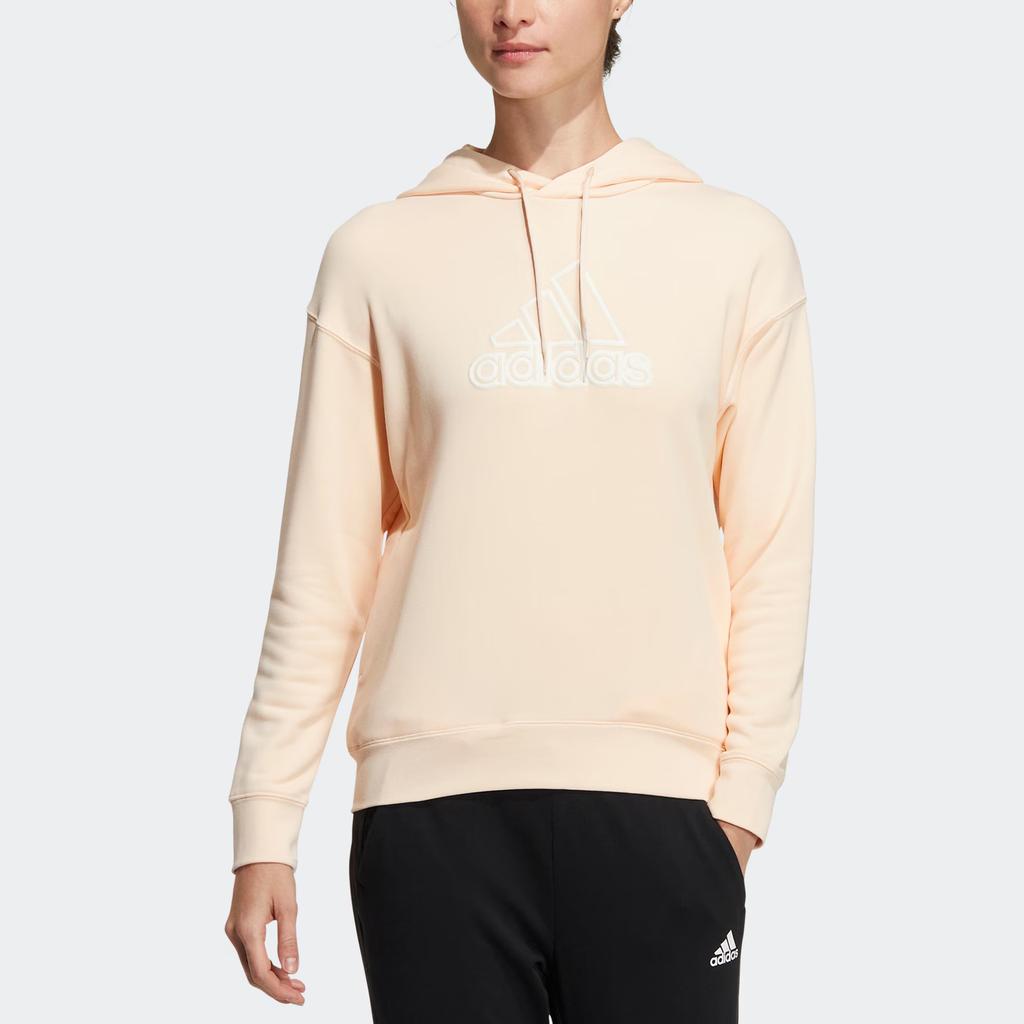 Adidas Essential Hoodie Sweatshirt Women Tops Pink HM5281