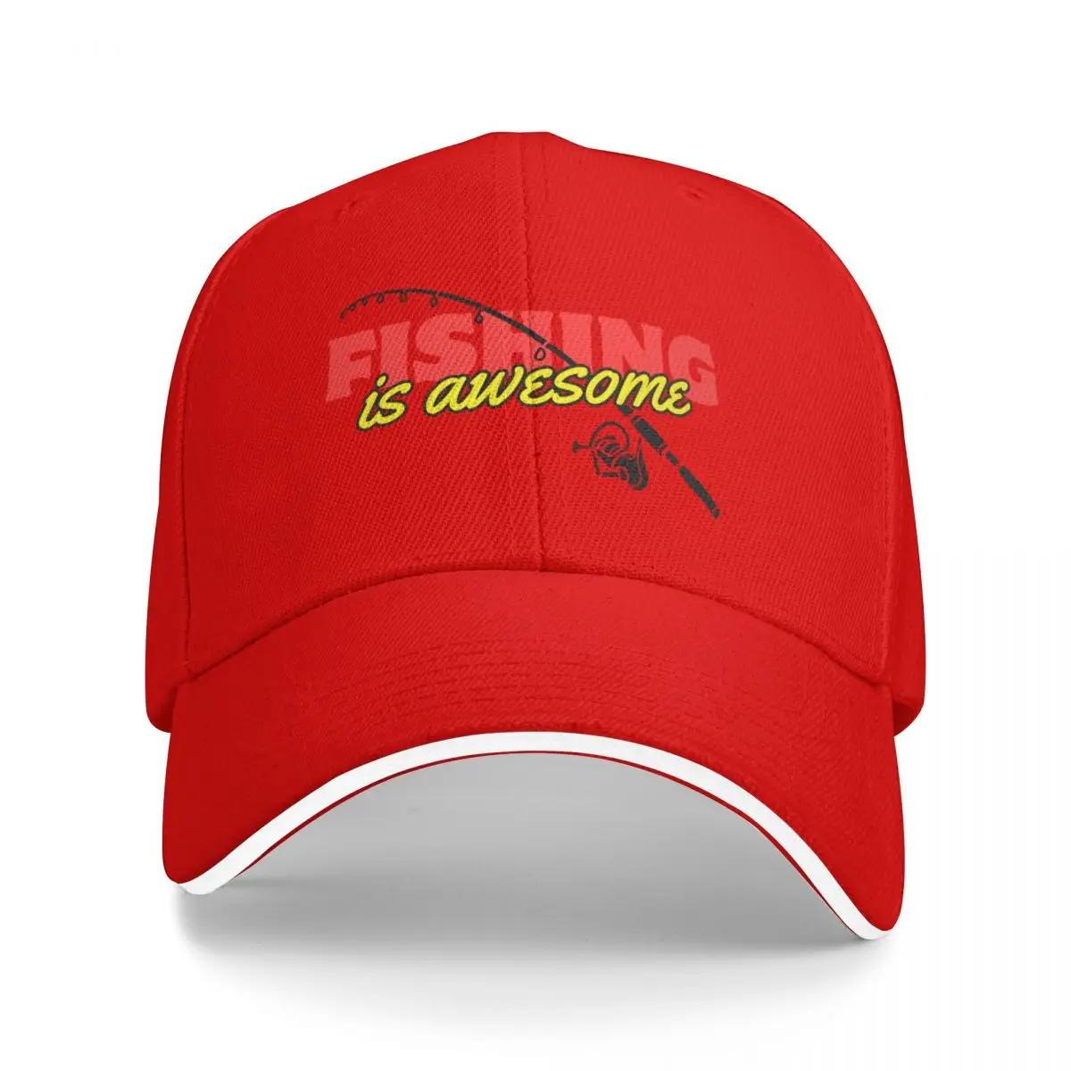 Fishing is awesome  fishing shirt Baseball Cap Luxury Hat Winter hat Anime Hat Caps For Unisex Womens