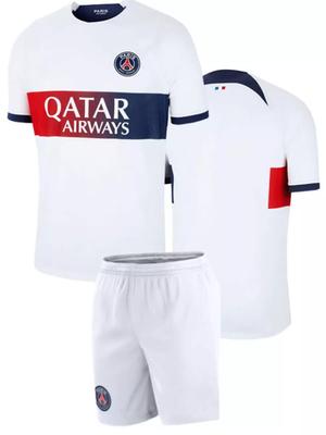 Camisa de Futebol Adulto PSG 2023-24 Kit de Fora