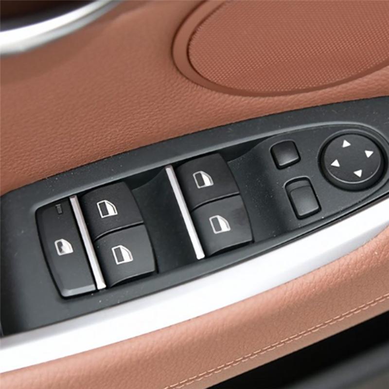 A51K-Car Left Front Window Switch Lift Panel Door Armrests Panel Tirm 51417234801 For BMW 5 Series F07 2010-2017 Left