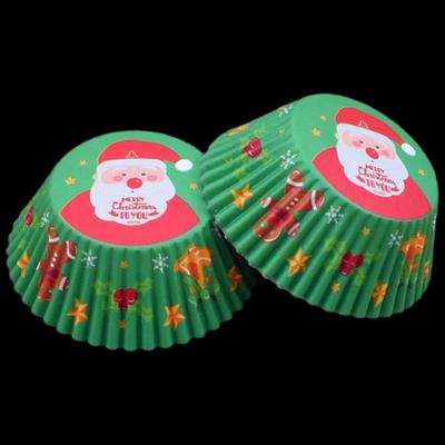 Christmas Style Oil-Proof Muffin Baking Cups