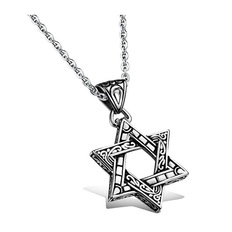 

Водостойкий винтажный кулон из нержавеющей стали, подвески в форме звезды, ювелирные изделия ручной работы