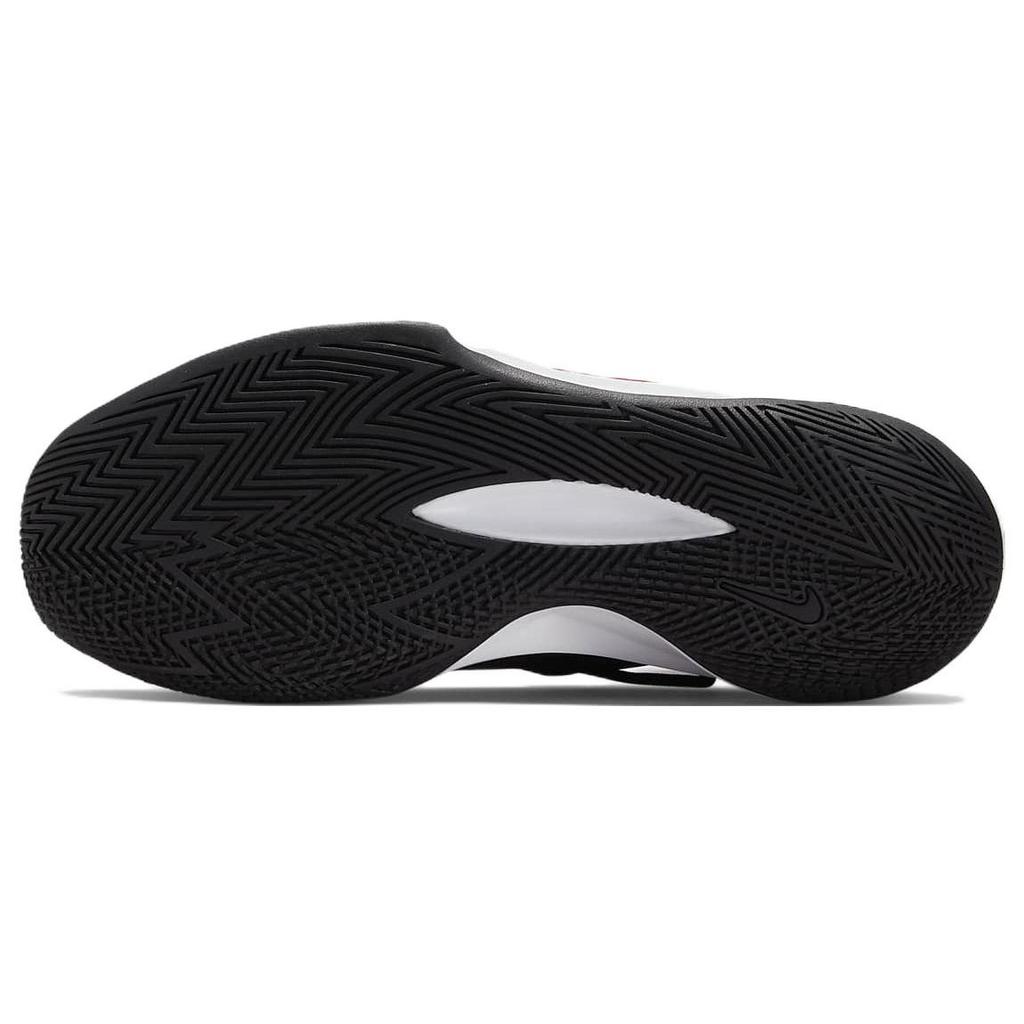 Nike Precision 6 FlyEase Bred Herren-Sneaker Schwarz Gym-Rot University-Rot DJ7552-002