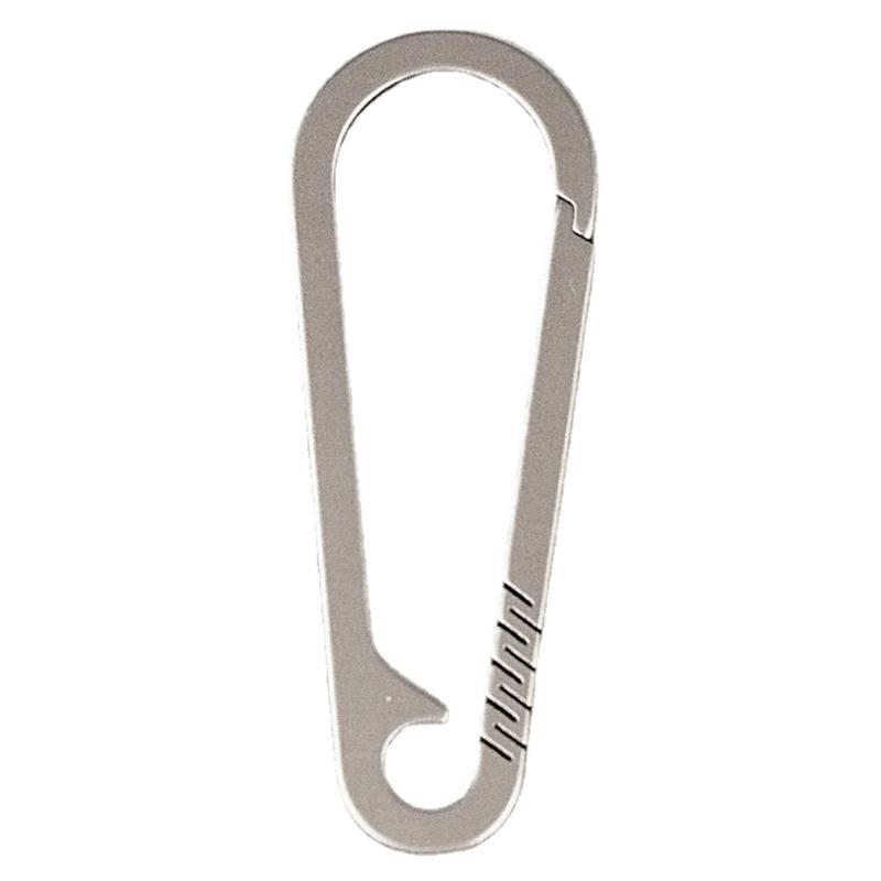 Spring Snap Hook Keychain Clip Titanium Alloy Outdoor Carabiner Tool for Camping