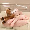 Angel Horse Plush Toy With Pp Cotton Filling For Kids Birthday Gift