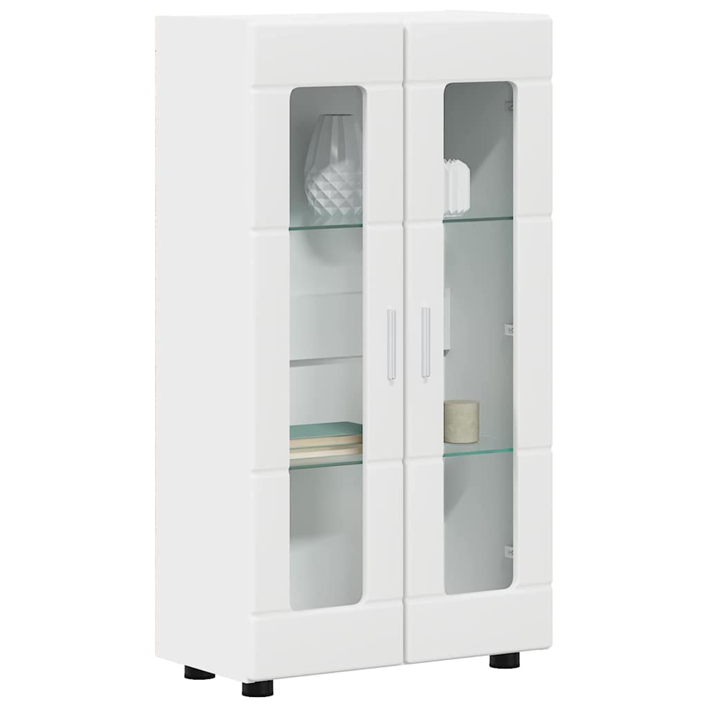 FLORIN Sideboard mit Tür Weiß 55,5 x 29 x 100 cm Holzwerkstoff