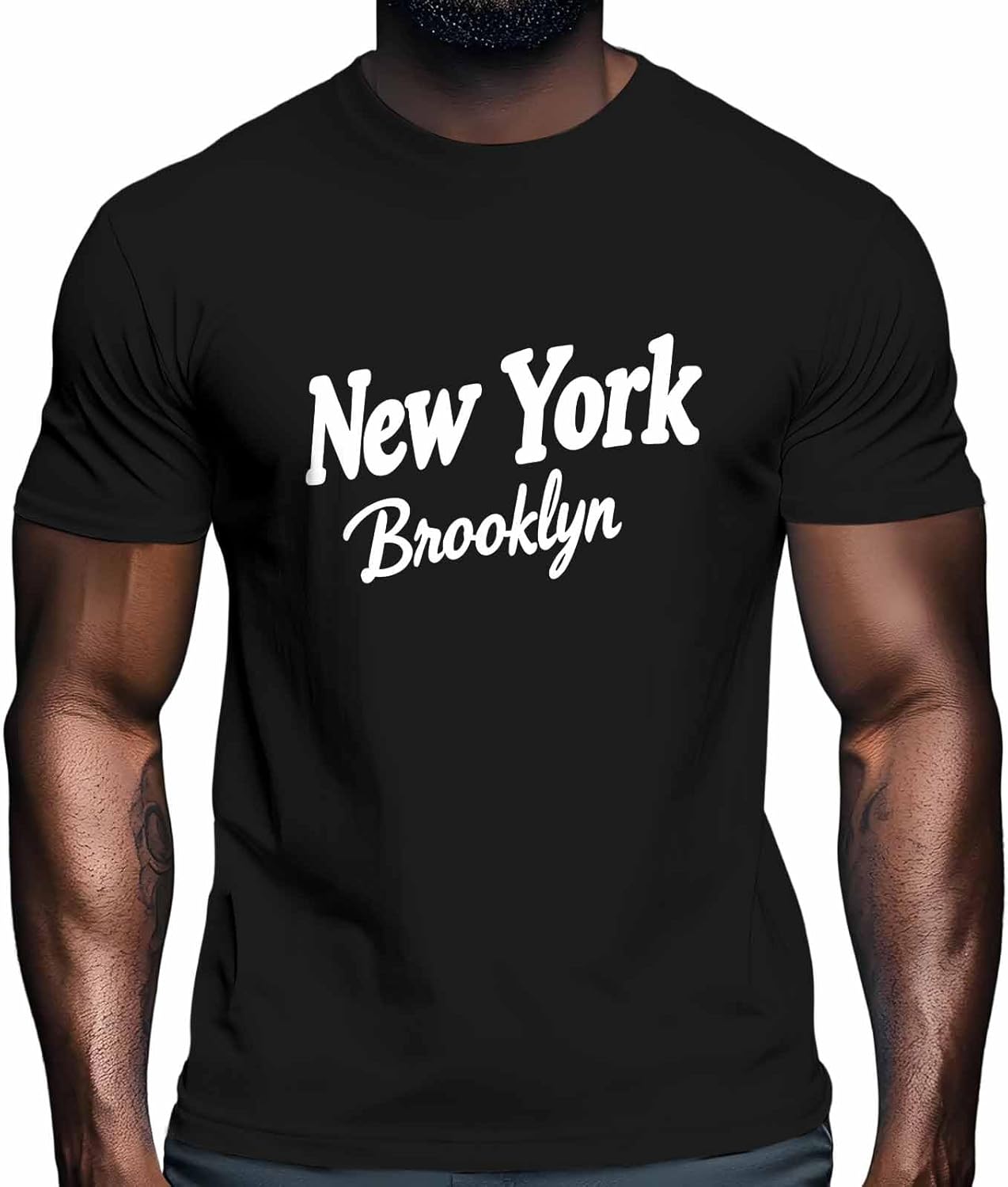 

Street Style Mens T Shirt Men s Short Sleeve Crew Neck Cotton T-Shirt, Minimalist Art S разноцветный
