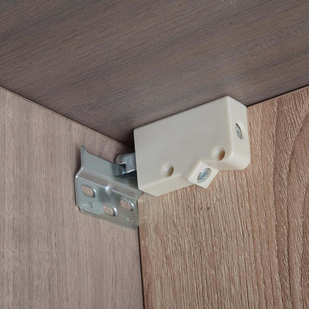 Set of 2 ABS Plastic and Metal Cupboard Hangers with Wall Brackets for Durable and Adjustable Wall Cabinet Installation