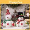 Adorable Light Up Snowman Doll Decoration For Christmas Festive Cheer Gift For Kids