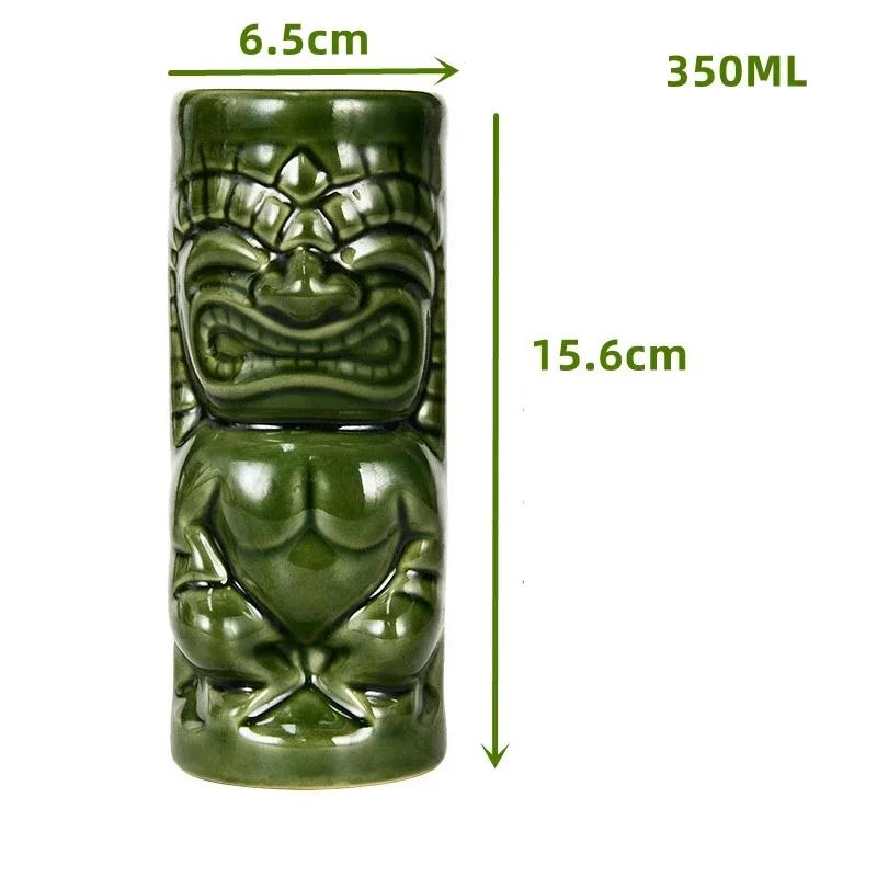 60 Types Ceramic Hawaii Tiki Mugs Creative Cocktail Glasses Beer Glass Martini Glasses Wine Glass Funny Cup Gift for Men