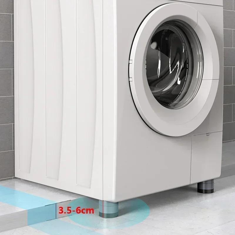 4 Stück Anti-Vibrations-Pads Waschmaschine Gummifüße Beine Matte Anti-Vibrations-Pad Universal Slipstop Silent Leg Base für Möbel