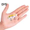 6CM/6.5G Multi-Jointed Fishing Lure with Hooks Realistic 2-Section Swimbait Plastic Artificial Bait Freshwater Saltwater Bass Trout Pike Fishing