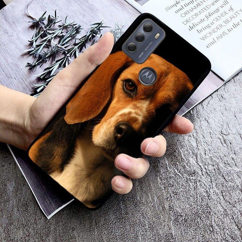 Beagle Dog Phone Case for Motorola Moto EDGE 20pro EDGE 20lite E6 E7 Cover G STYLUS GPLAY GPOWER G 5G PLUS G30 G100 Funda Coque