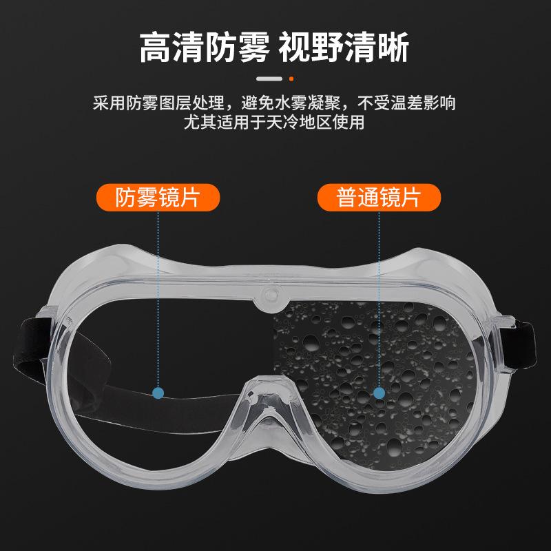 Fully Enclosed Protective Goggles, Anti-fog, Anti-dust, Anti-wind and Sand, Anti-dust, Anti-splash, Labor Protection Glasses for Men